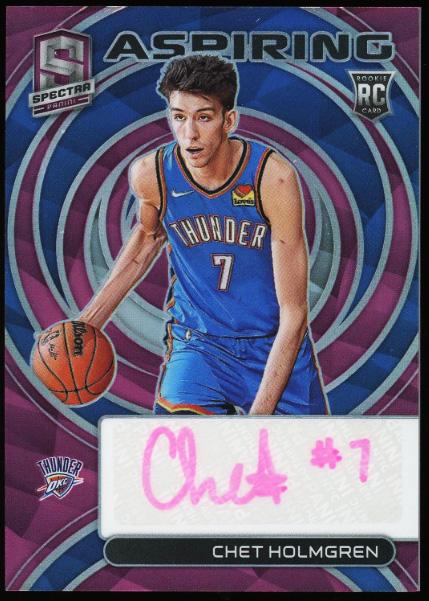 2022-23 Donruss Elite Chet Holmgren RC Auto 22/25 SP Rookie