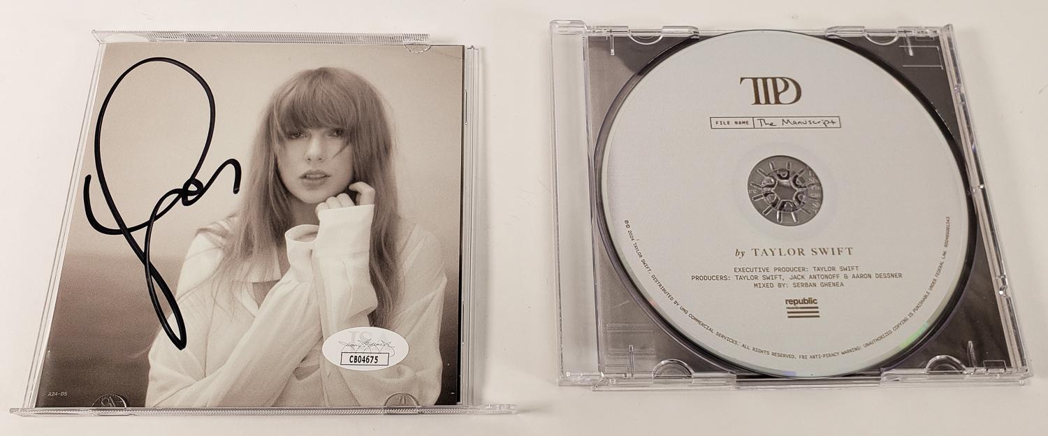 直筆サイン入り Taylor Swift TTPD 新品 輸入盤 CDアルバム Taylor Swift – The Tortured Poets Department Signed Insert CD US