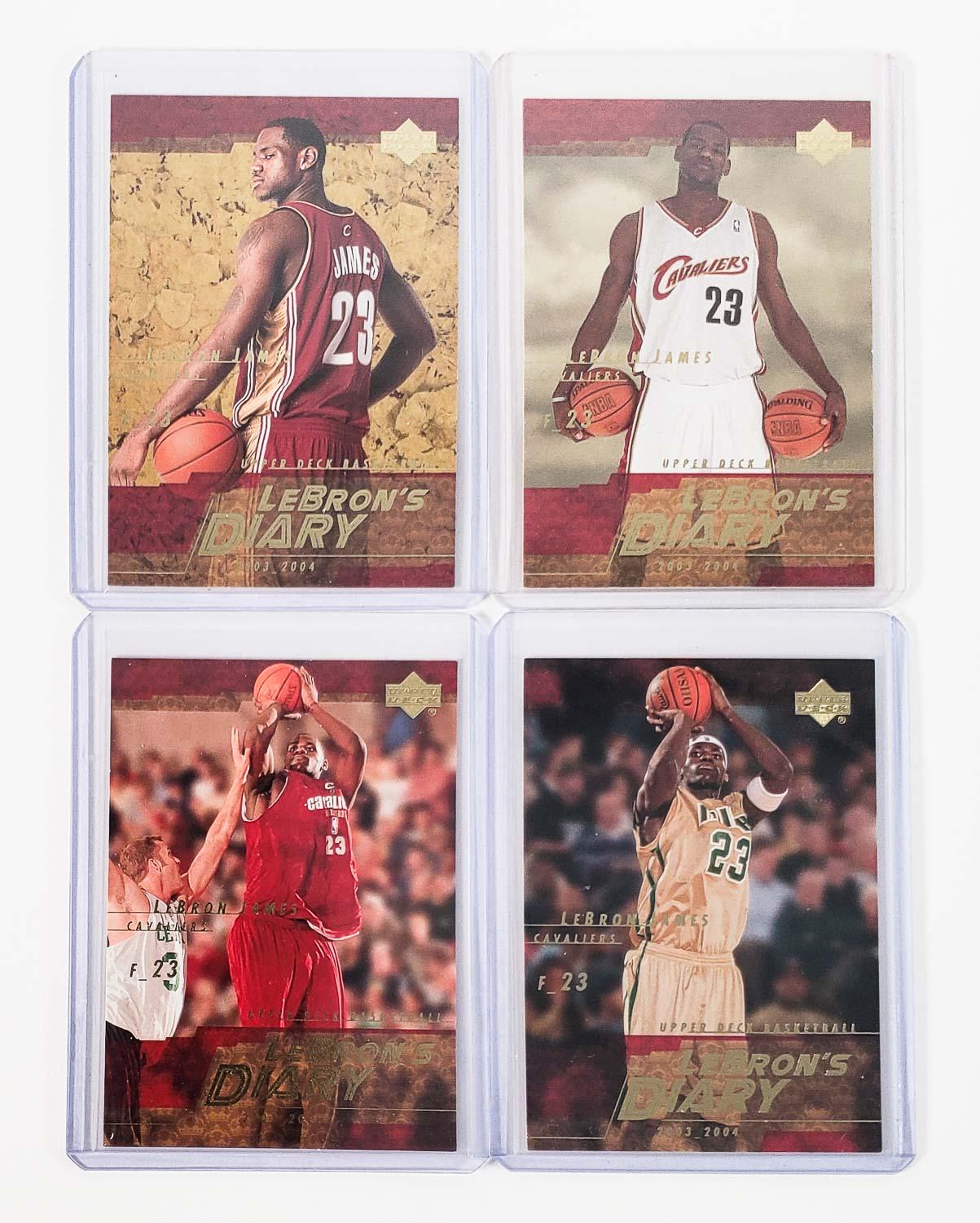 2003 upper deck lebron james diary