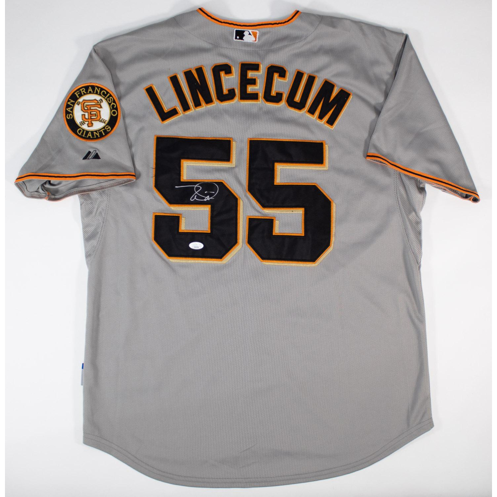 Tim Lincecum Signed San Francisco Giants Custom Jersey (JSA COA