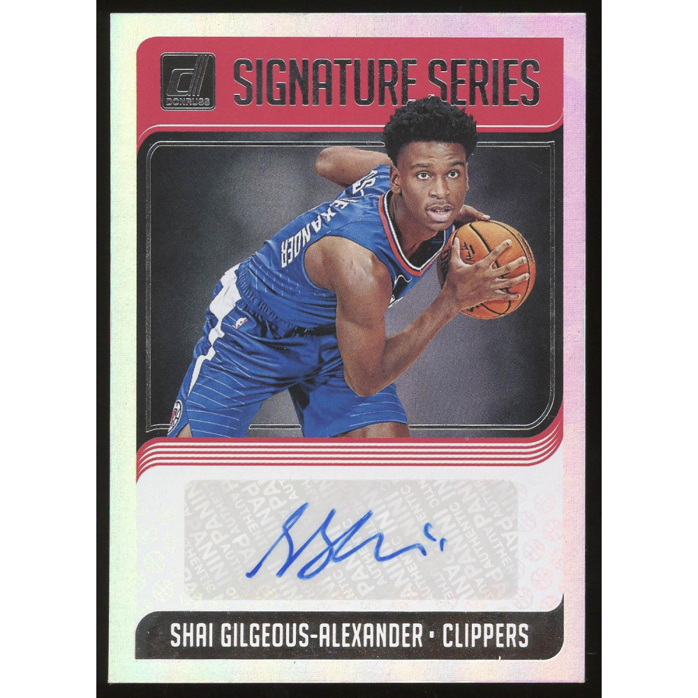 Shai Gilgeous Alexander ルーキーサインカード Shai Gilgeous Alexander ルーキーサインカード トレーディング