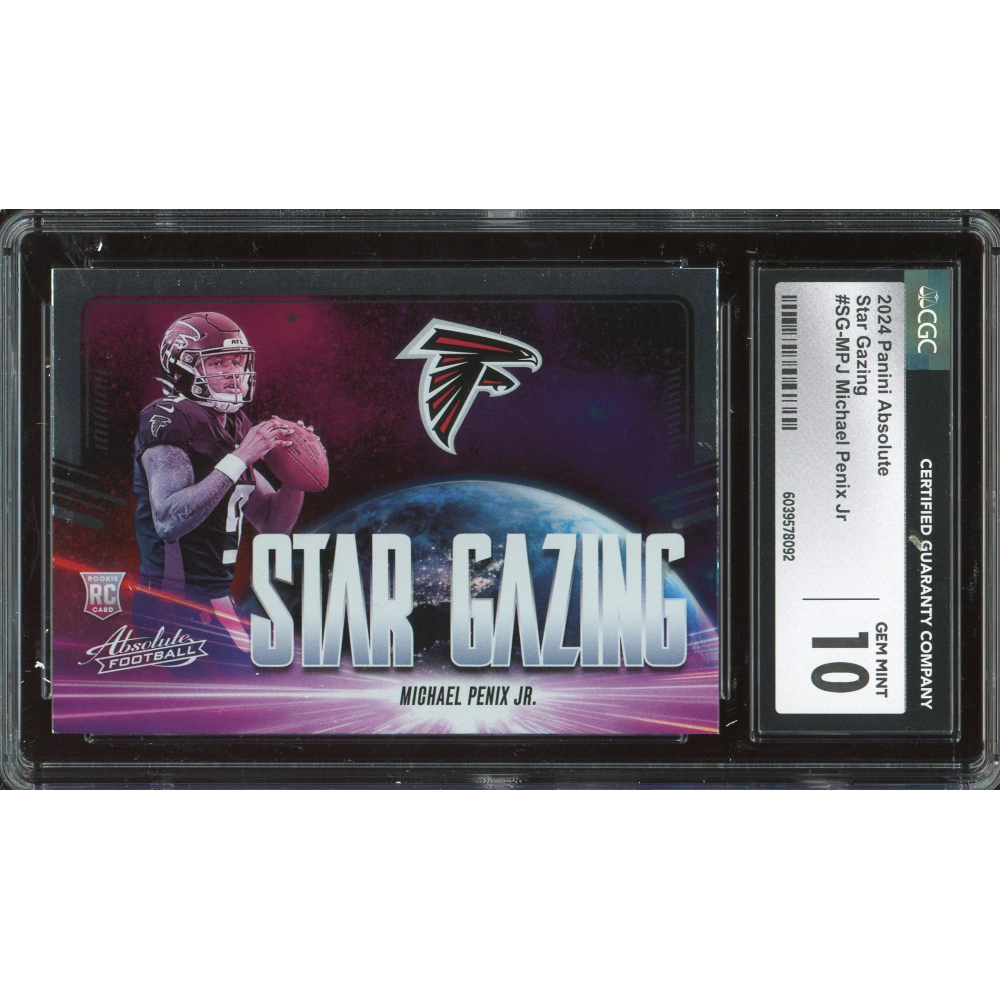 Michael Penix Jr. 2024 Panini Absolute Star Gazing Rookie