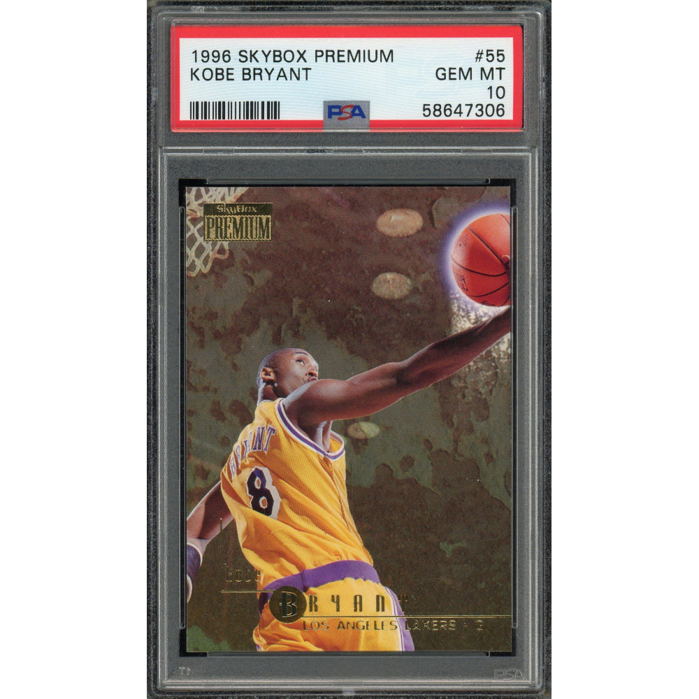Kobe Bryant 1996 Skybox Premium Rookie Card #55 PSA Gem Mint 10