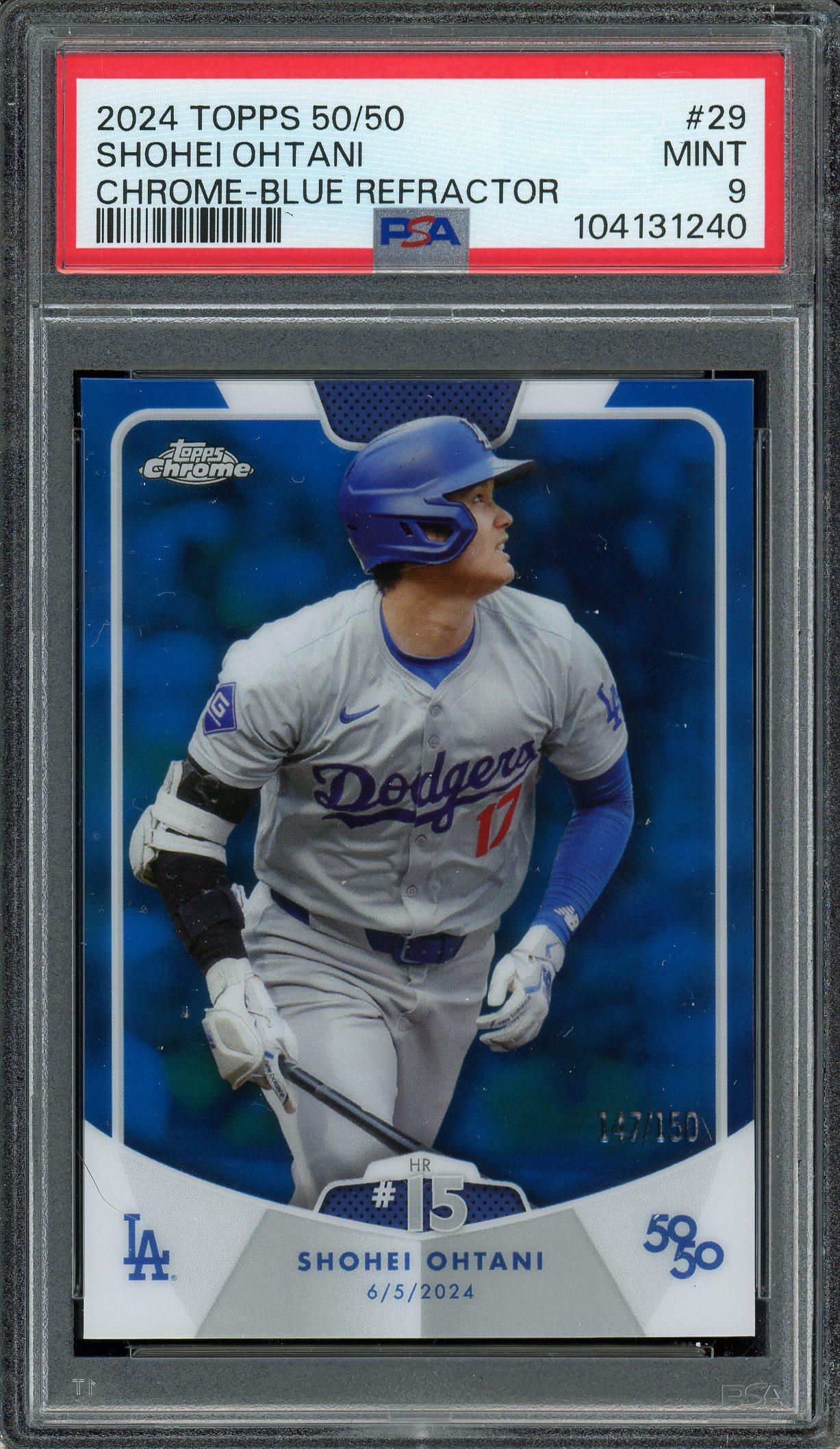 大谷翔平（Shohei Ohtani）【2024 Topps 50/50】#100 HR50