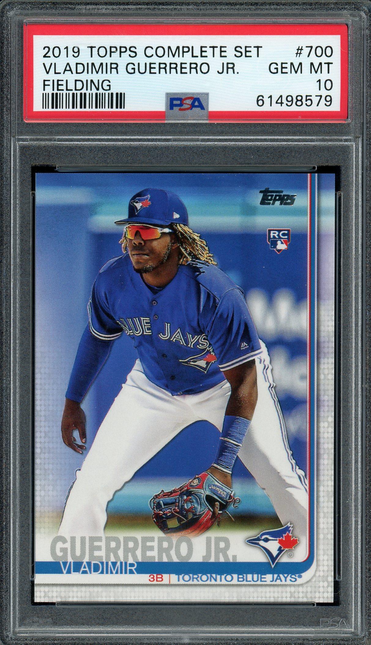 Vladimir Guerrero Jr. 2019 Topps Complete Set Fielding