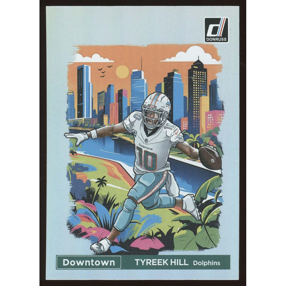 Tyreek Hill 2024 Donruss Downtown Card #3 | Auction of Champions