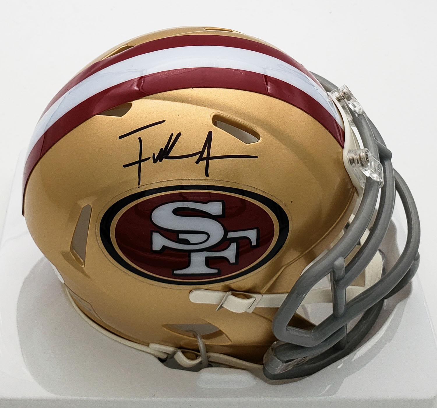 Frank Gore Signed San Francisco 49ers Speed Mini Helmet (JSA Witness COA) | Auction of Champions Frank Gore Signed San Francisco 49ers Speed Mini Helmet (JSA Witness COA) | Auction of Champions