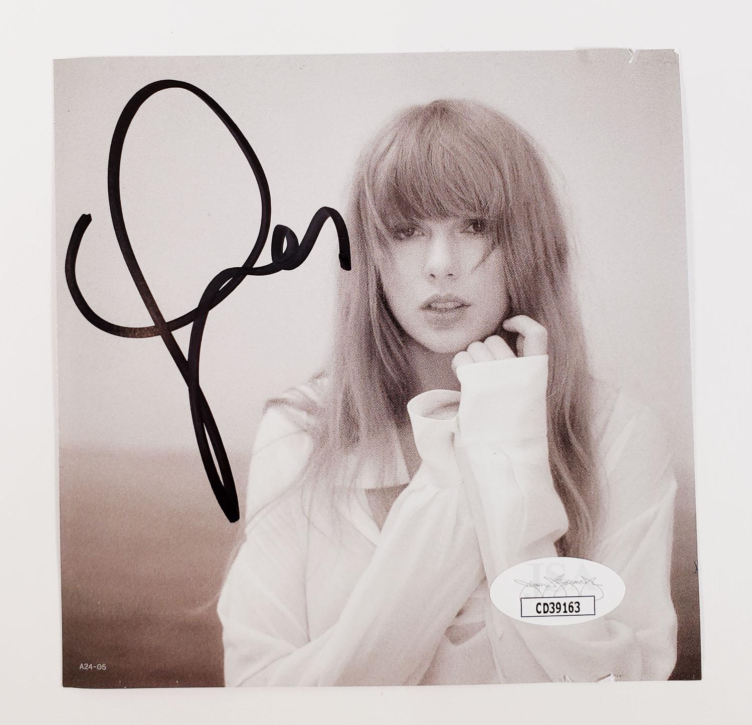 Taylor Swift Signed 'The Tortured Poets Department' CD