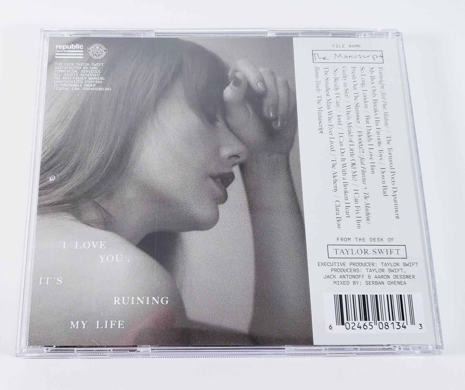 Taylor Swift TTPD RSD サイン入りレター、CD インサート s-l400.jpg