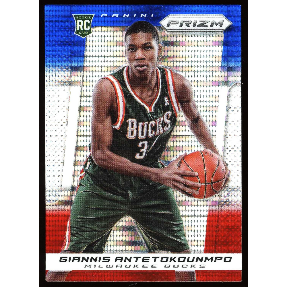Giannis Antetokounmpo 2013 Panini Prizm Red, White & Blue Rookie