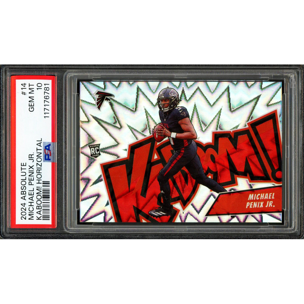 Michael Penix Jr. 2024 Panini Absolute Kaboom! Horizontal Rookie