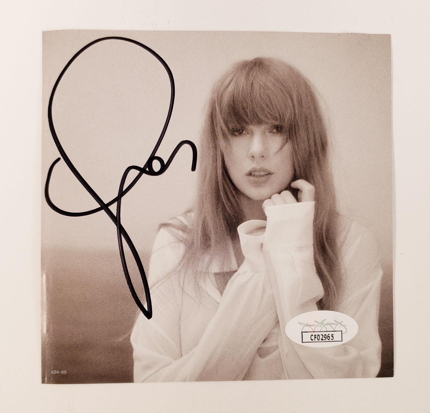Taylor Swift Signed 'The Tortured Poets Department' CD