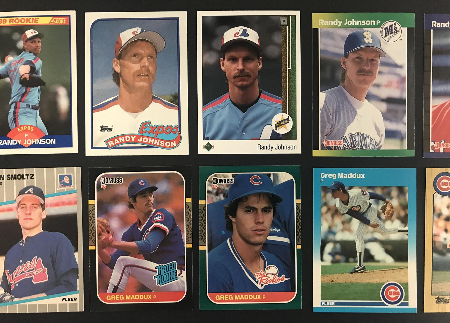 Lot of (20) Hall of Fame Pitcher Rookie Baseball Cards : Inc