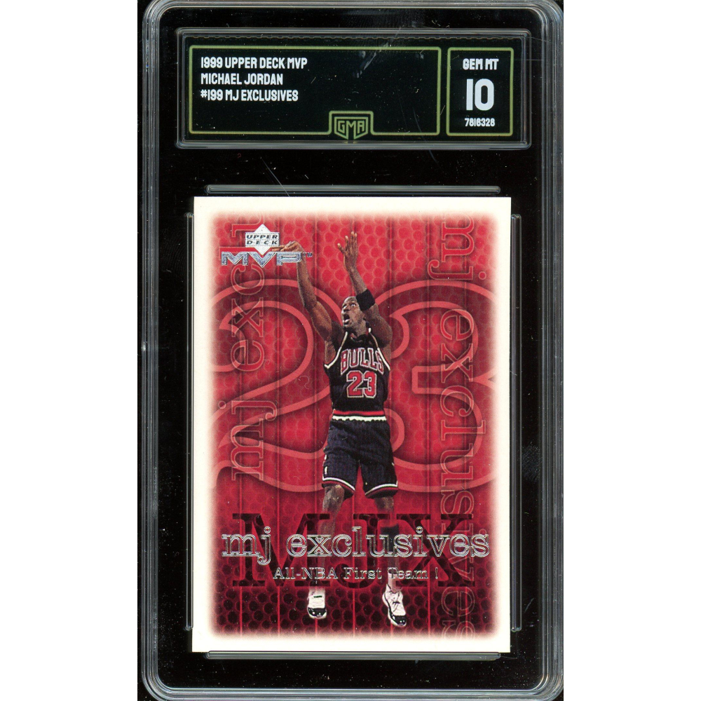 Michael Jordan 1999 Upper Deck MVP MJ Exclusives Card #189