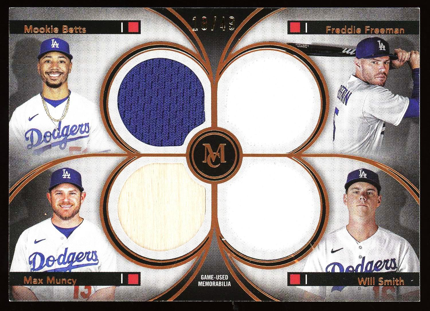 Mookie Betts, Freddie Freeman, Max Muncy, Will Smith 2024 Mookie Betts, Freddie Freeman, Max Muncy, Will Smith 2024