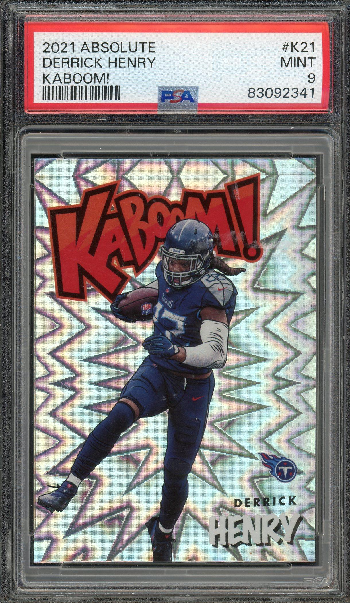 Derrick Henry 2021 Panini Absolute Kaboom! Card PSA 9 | Auction of