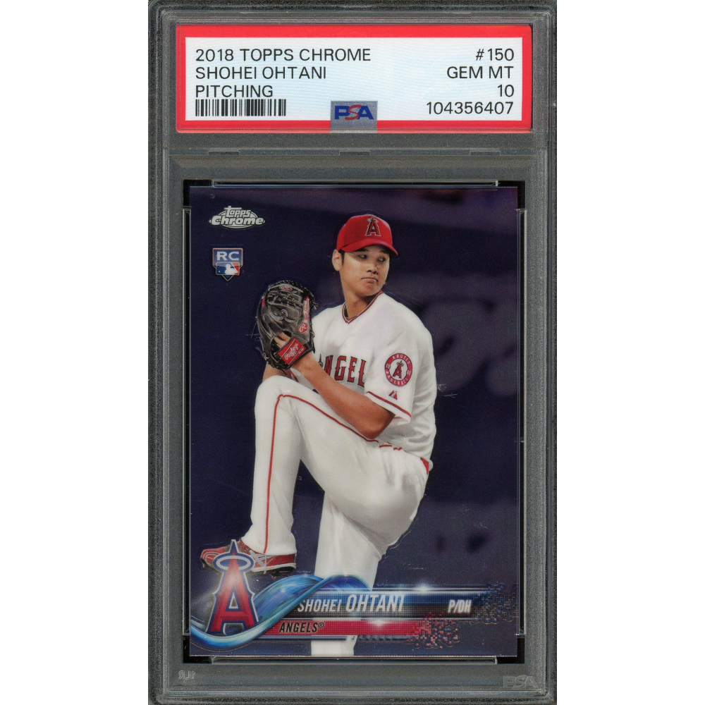 スポーツ選手 2018 Shohei Ohtani Topps Chrome PSA WBC PSA 10 SHOHEI OHTANI 2018 TOPPS CHROME UPDATE BATTING Rookie