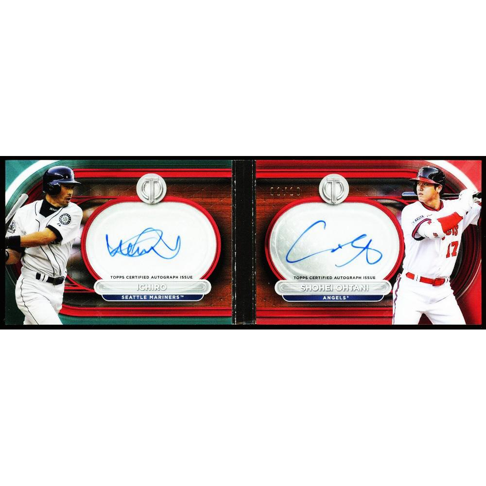 Ichiro Suzuki & Shohei Ohtani 2024 Topps Tribute Tandems