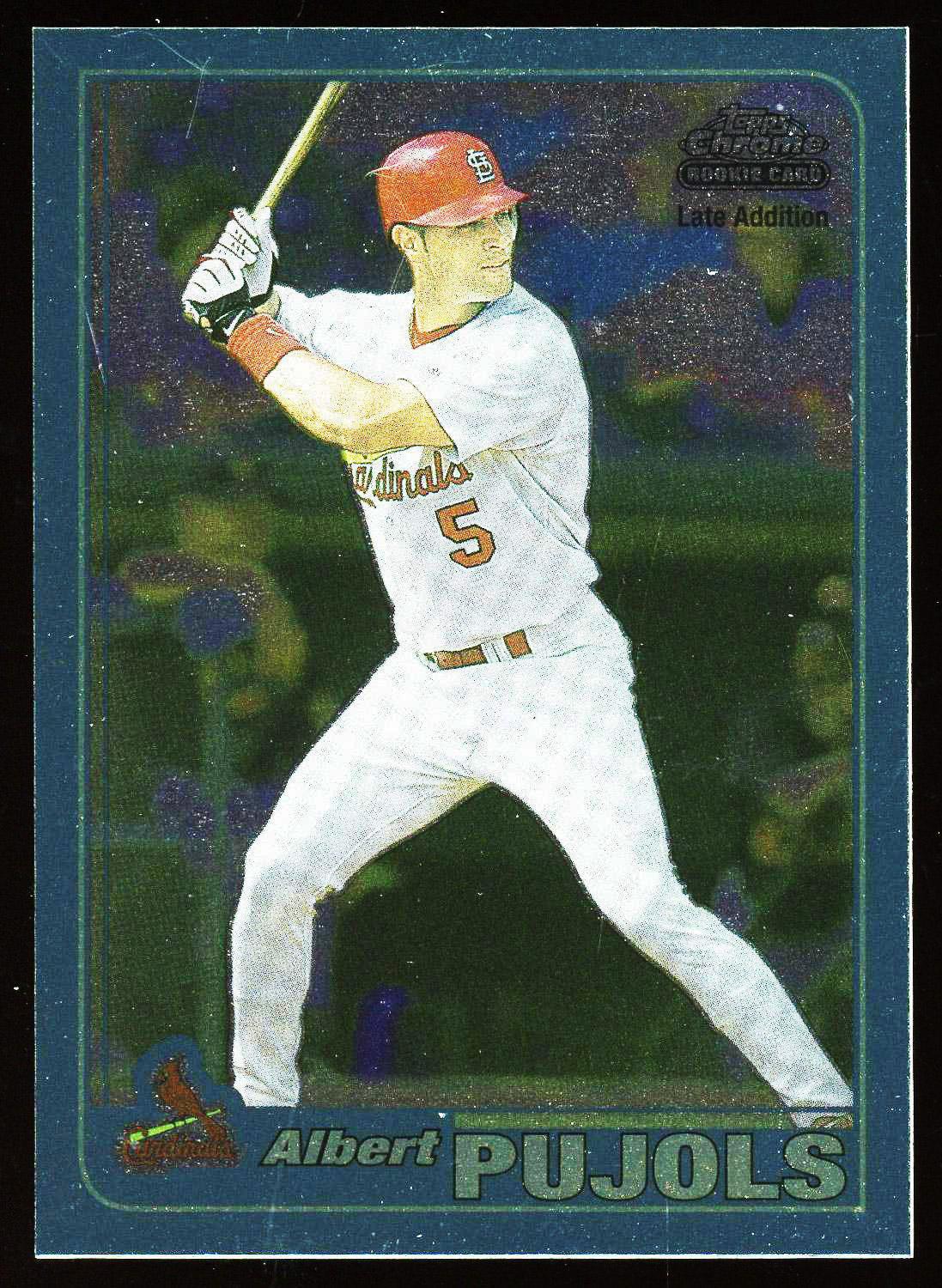 Albert Pujols 2001 Topps Chrome Rookie Card #596 | Auction of