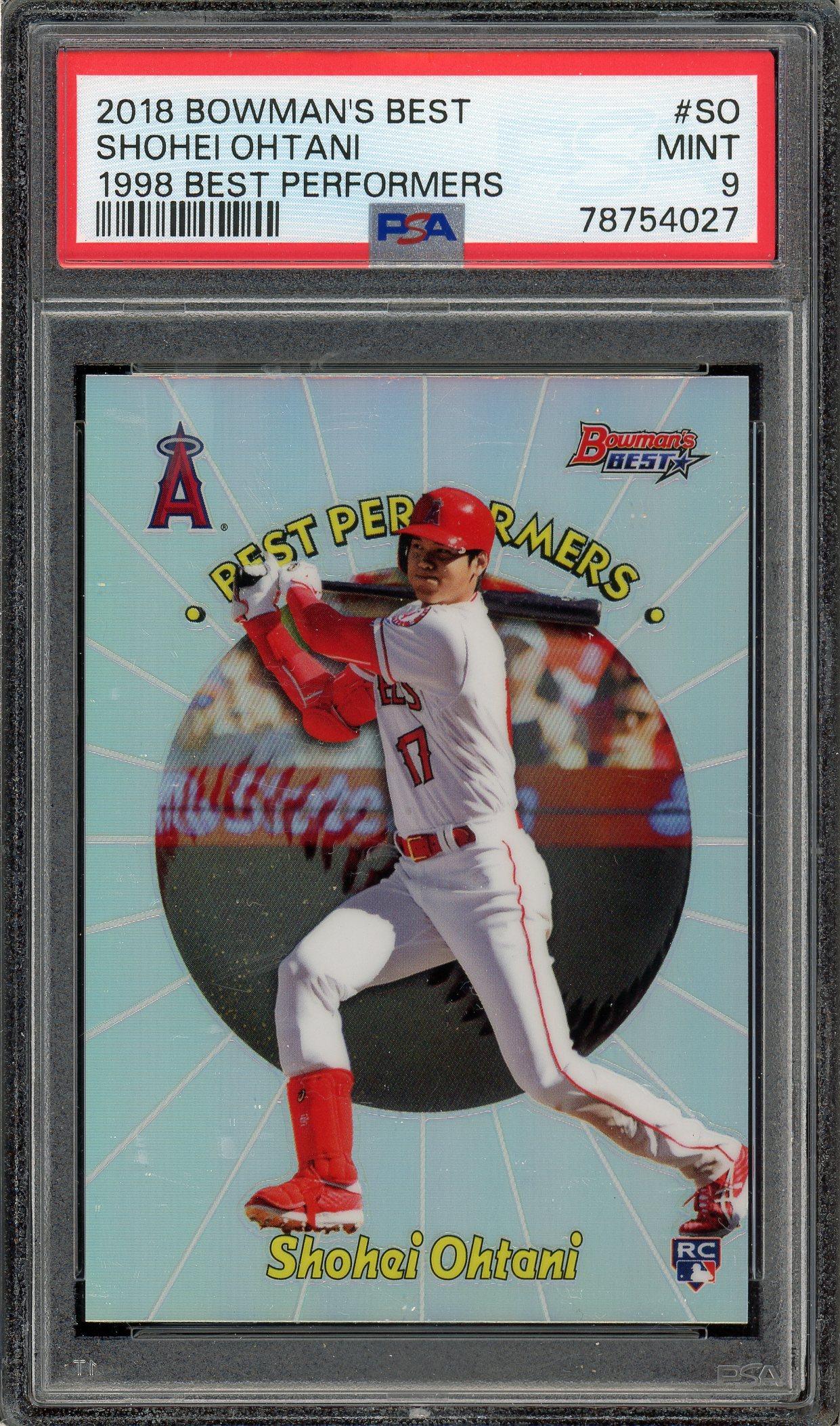 大谷翔平 2018 Bowman's Best 1998 Performers Shohei Ohtani 2018 Bowman's Best 1998 Best Performers Rookie