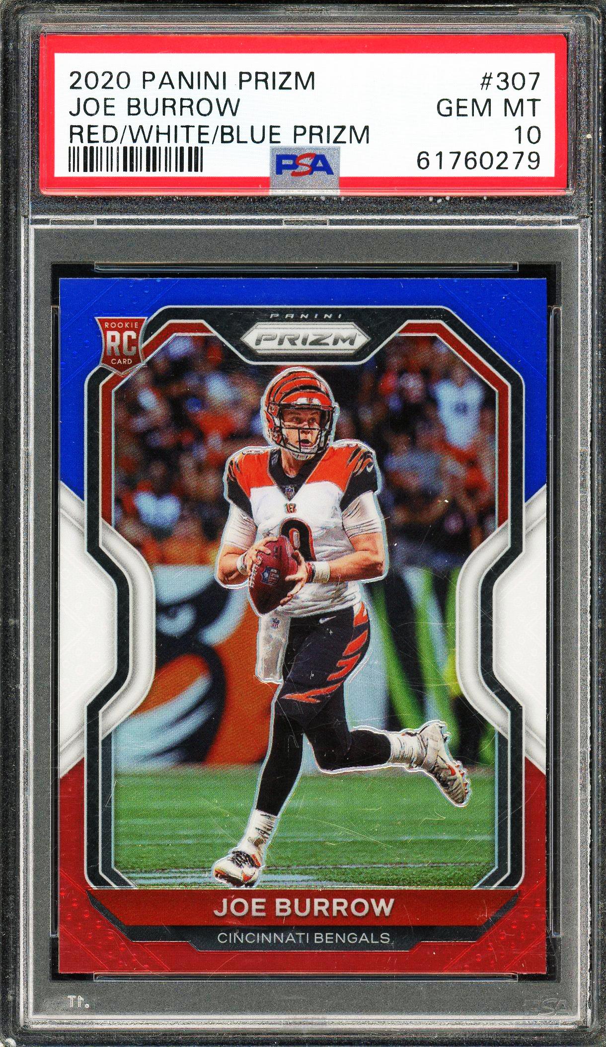 what to write in a grad card to a friend 2025 Panini Phoenix Thunderbirds Joe Burrow Green