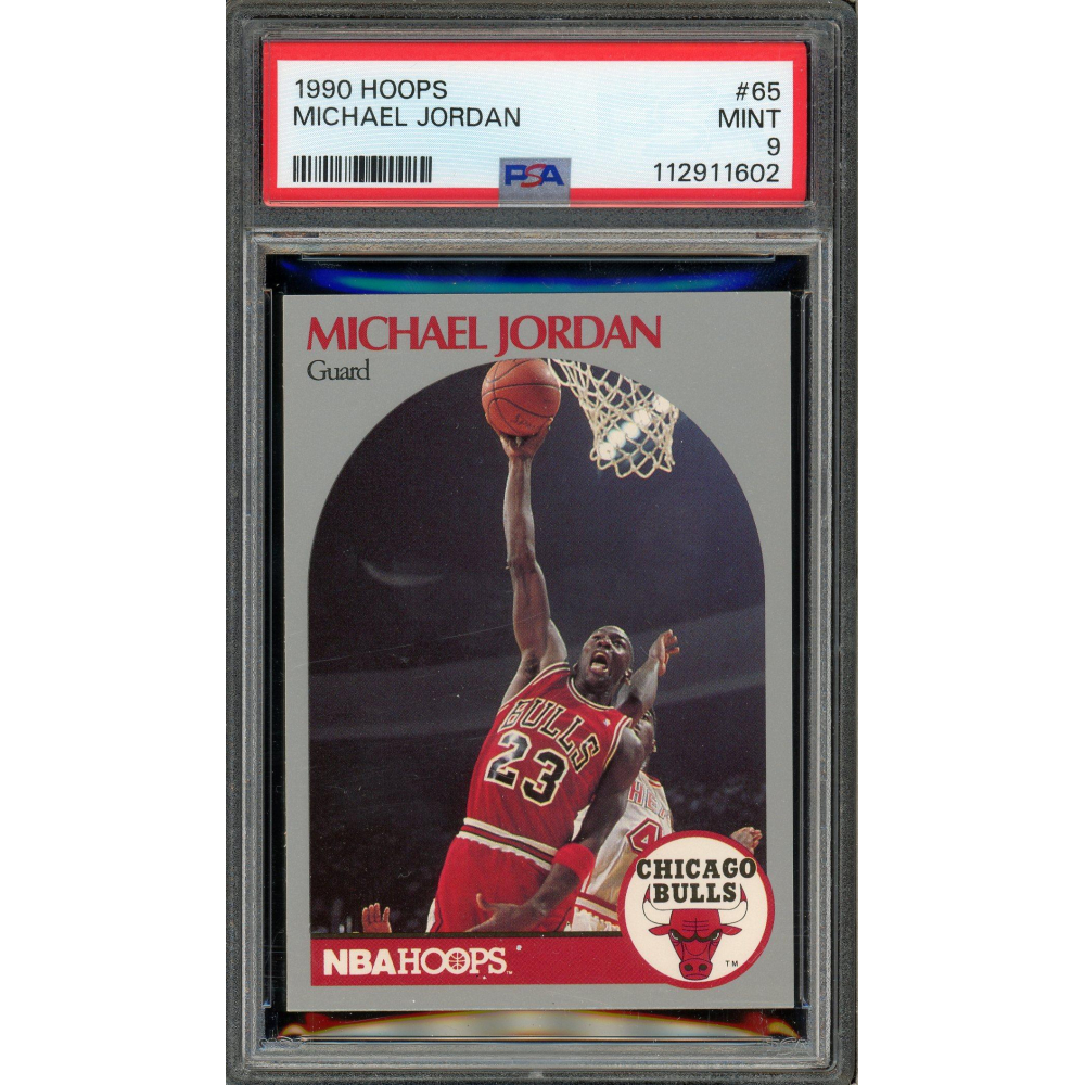 Michael Jordan 1990 Hoops Card #65 PSA 9 | Auction of Champions