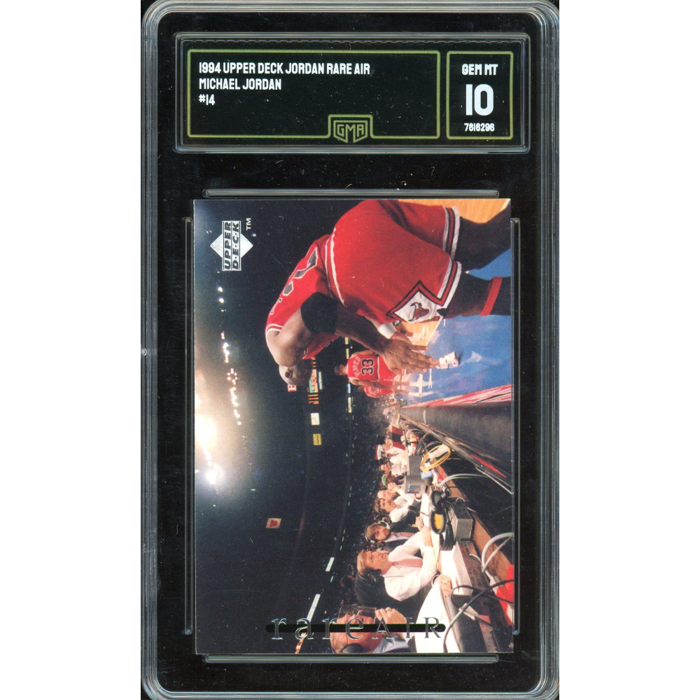 Michael Jordan 1994 Upper Deck Jordan Rare Air Card #14 Encapsulated |  Auction of Champions