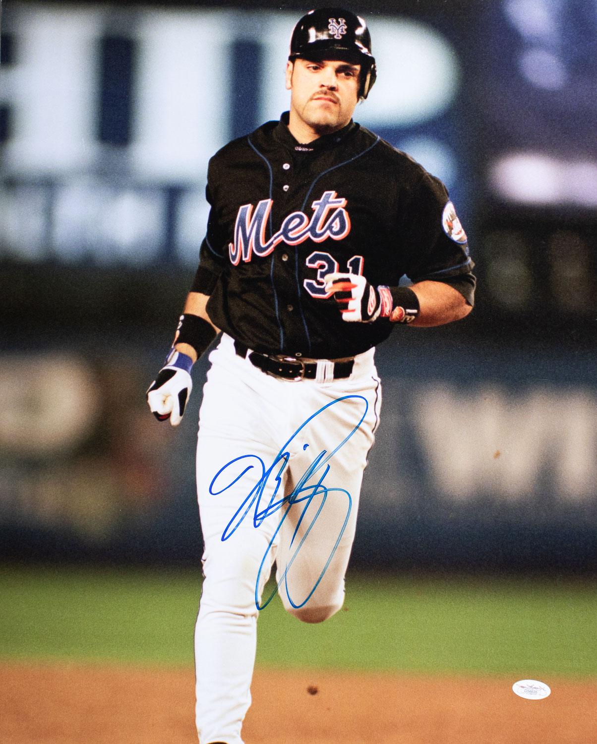Maillot Baseball New York Mets Noir - Dédicacé Billy Wagner (422 Saves) - JSA COA