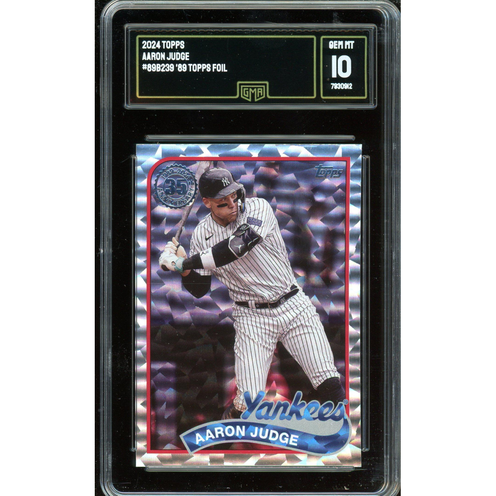 Aaron Judge 2024 Topps '89 Topps Foil Card Encapsulated | Auction of