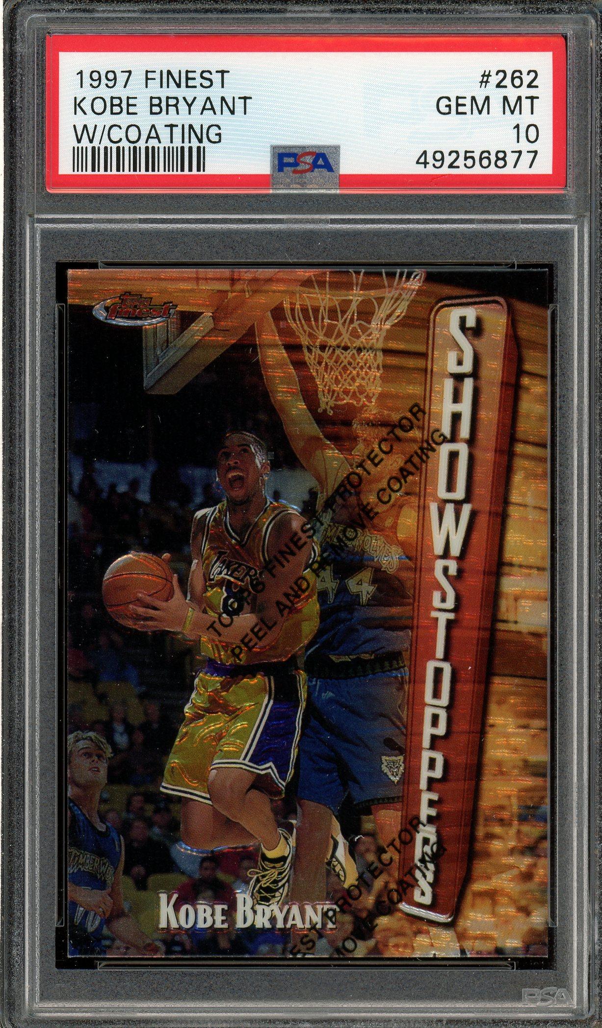Kobe 1997 Topps Finest Gold - Ref　希少 Kobe Bryant 1997 Topps Finest #323 Gold - Refractor (No