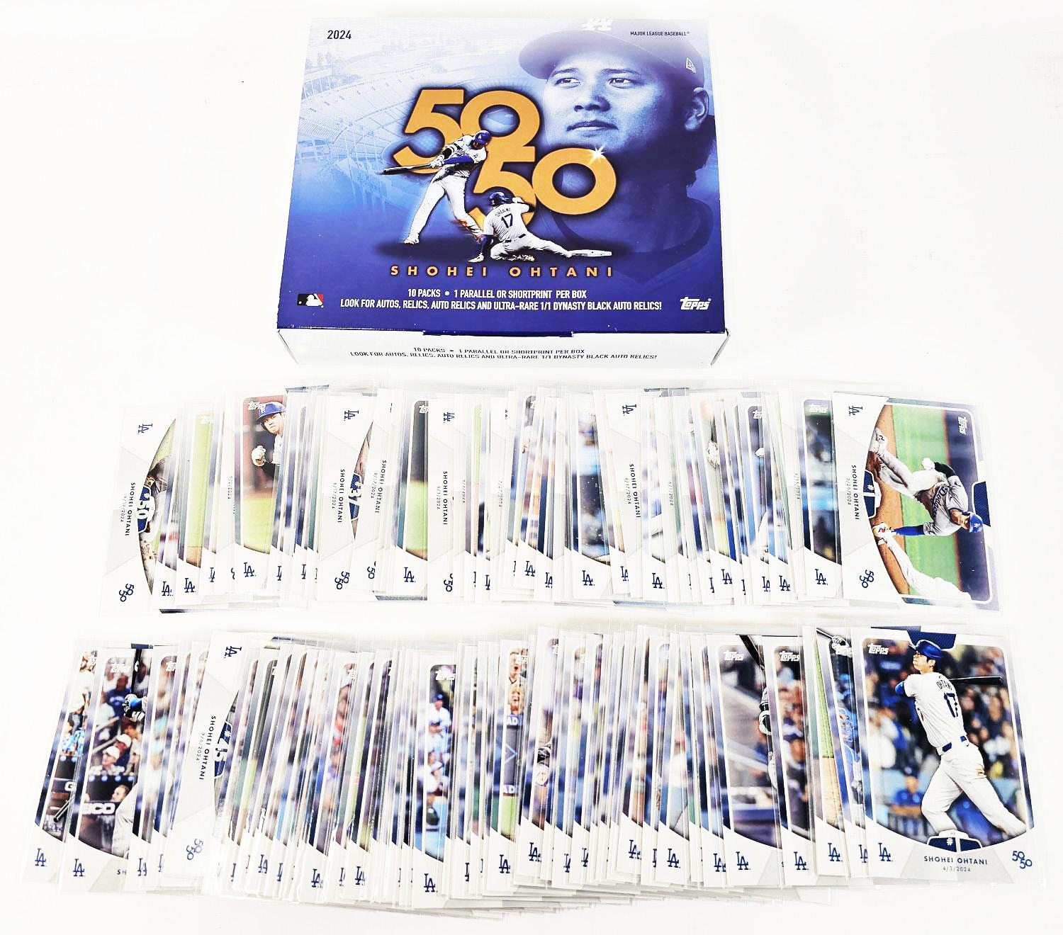 2024 TOPPS SHOHEI OHTANI 50/50コンプリートセット Shohei Ohtani