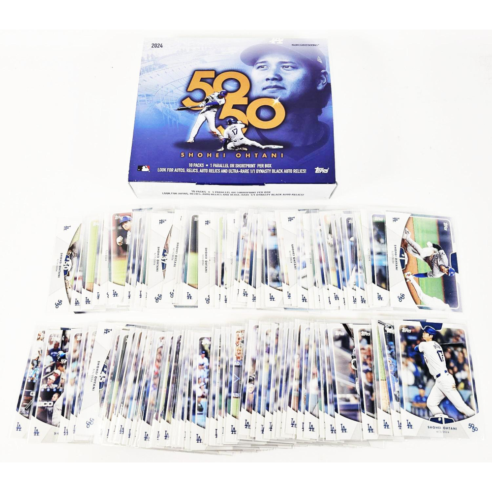 Shohei Ohtani 2024 Topps 50/50 Complete Set w/ Box | Auction of