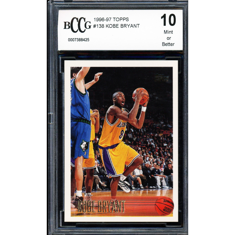Kobe Bryant 1996 Topps Rookie Card #138 Encapsulated