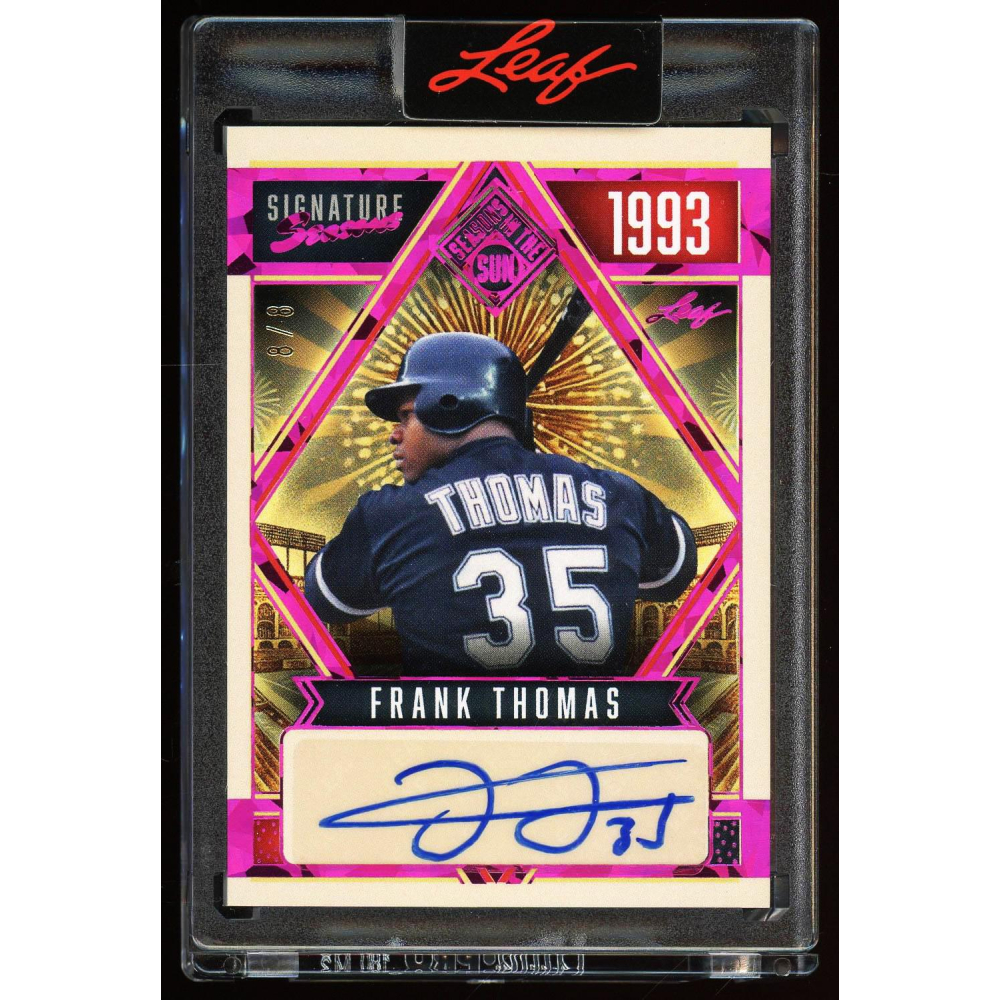 Frank Thomas 2025 Leaf Signature Series 1993 Autograph Card 8/8 ...