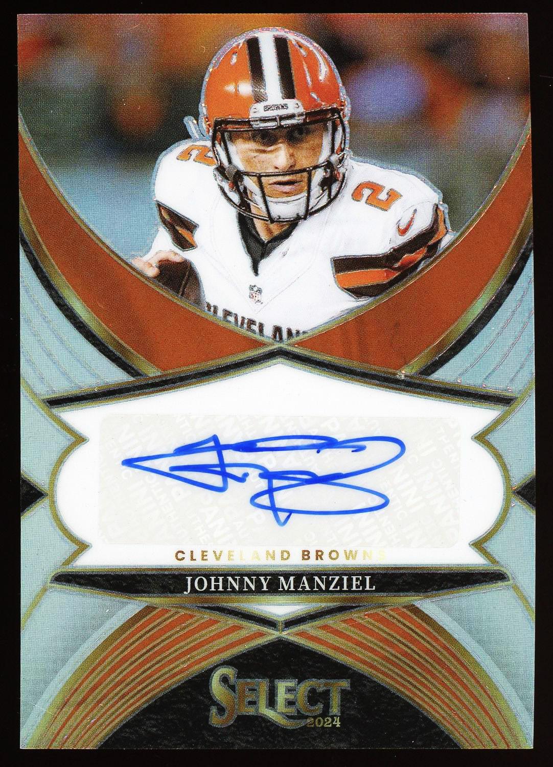 Johnny Manziel 2024 Panini Select Silver Autograph Card | Auction