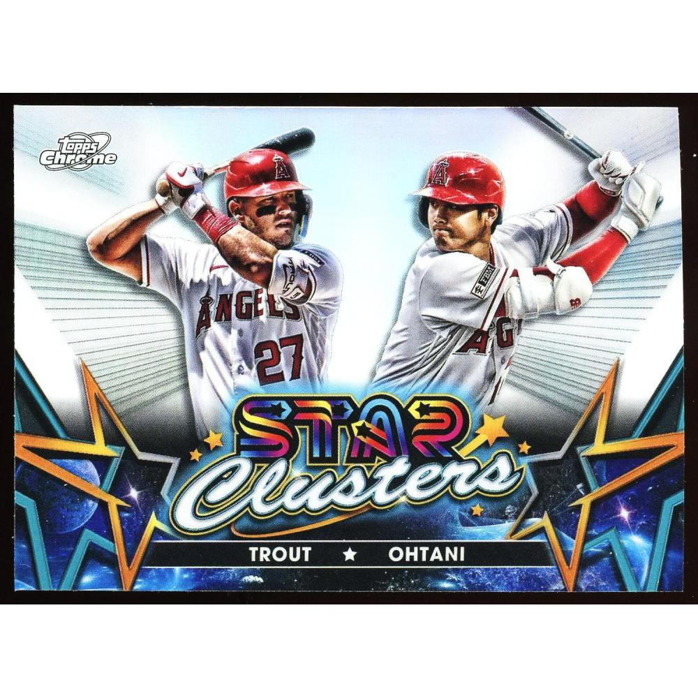 Mike Trout & Shohei Ohtani 2023 Topps Chrome Cosmic Star Clusters