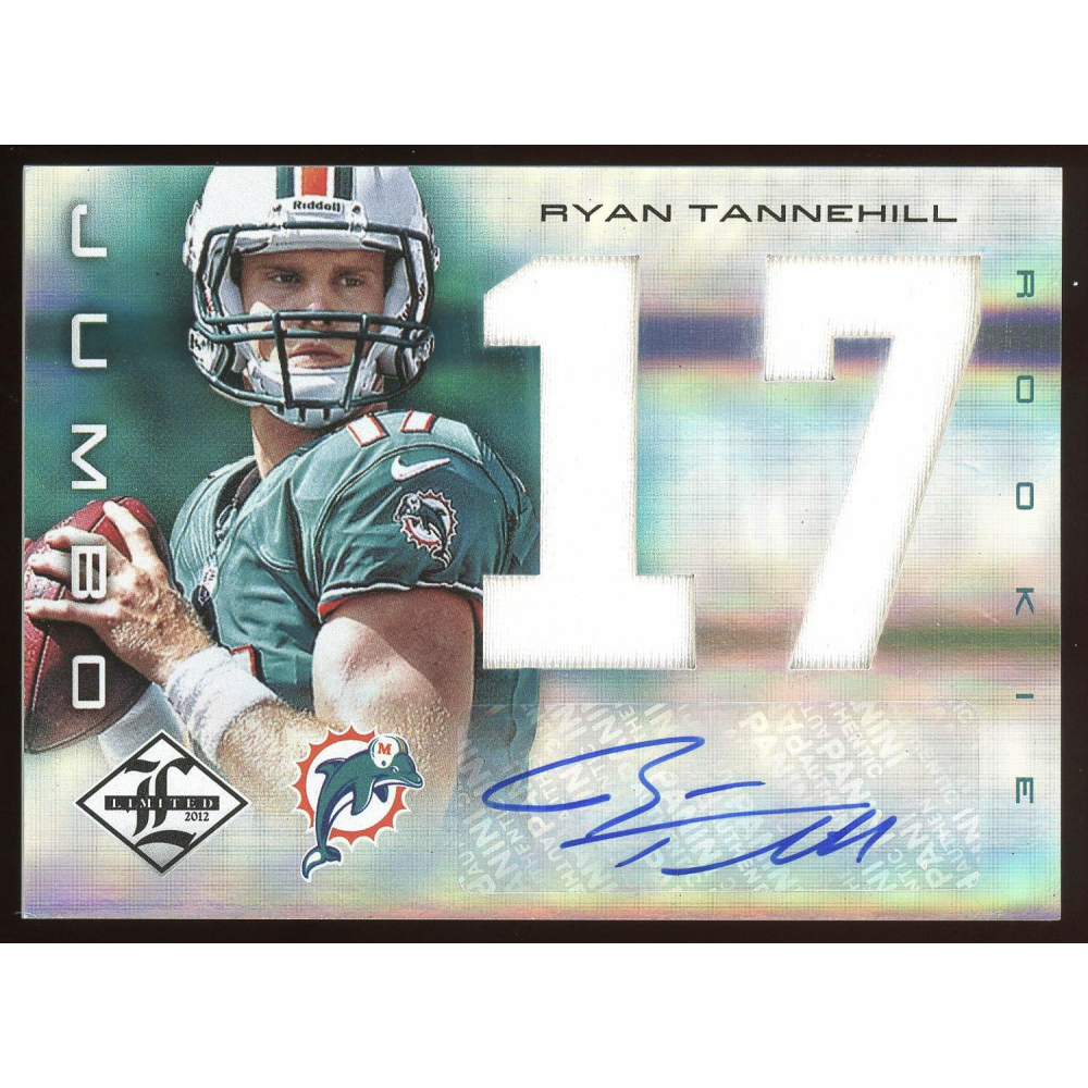 2012 Topps Ryan Tannehill #134 Passing Ball Rookie RC Football Card Graded PSA 10 Gem Mint