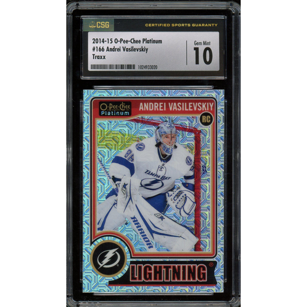 Andrei Vasilevskiy 2014 O Pee Chee Platinum Traxx Card CSG Gem