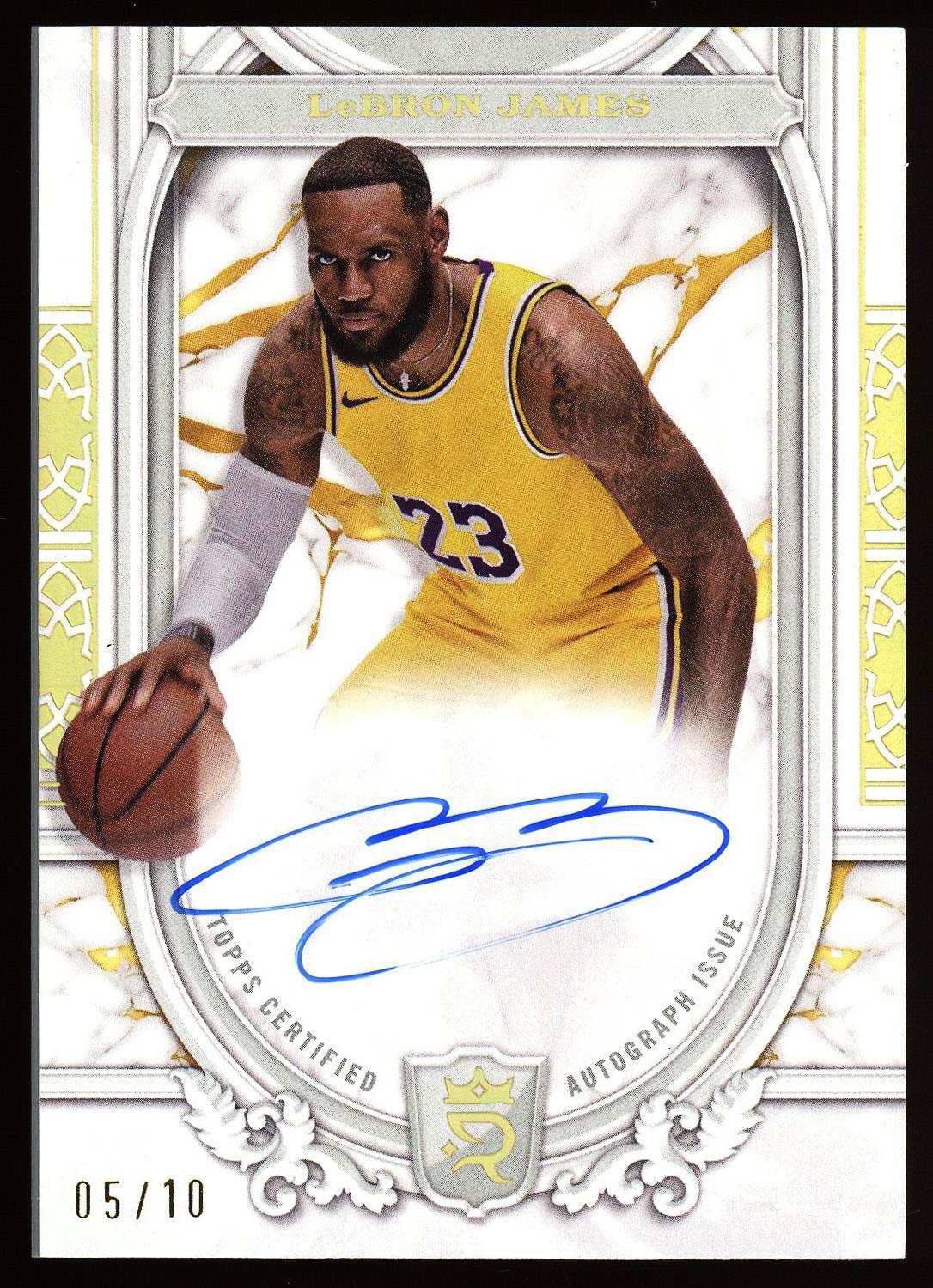 lebron james signature card