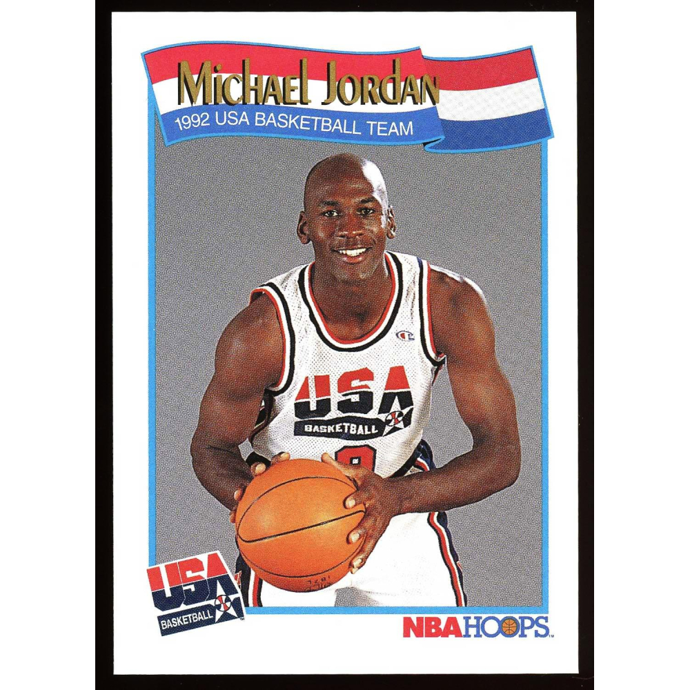 Michael Jordan 1991 NBA Hoops USA Card | Auction of Champions