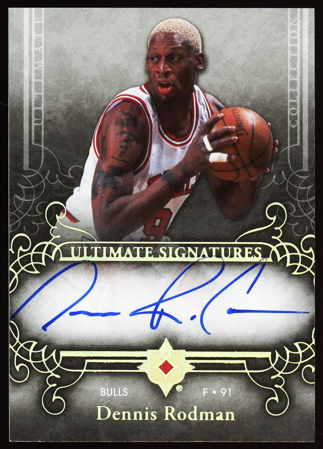 Dennis Rodman 2006 Upper Deck Ultimate Collection Autograph Card
