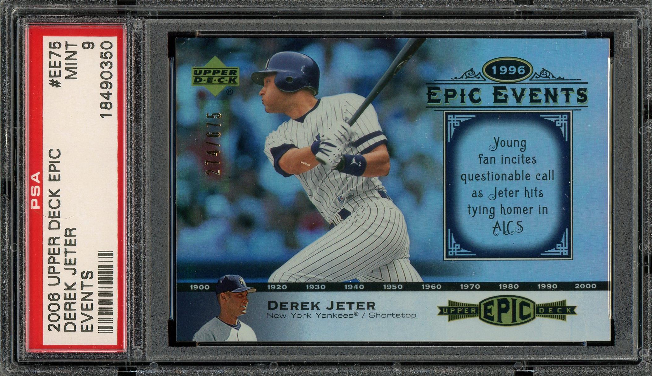 ☆激レア☆【upper deck】hit brigade DEREK JETER ☆激レア☆【upper deck】hit brigade DEREK JETER