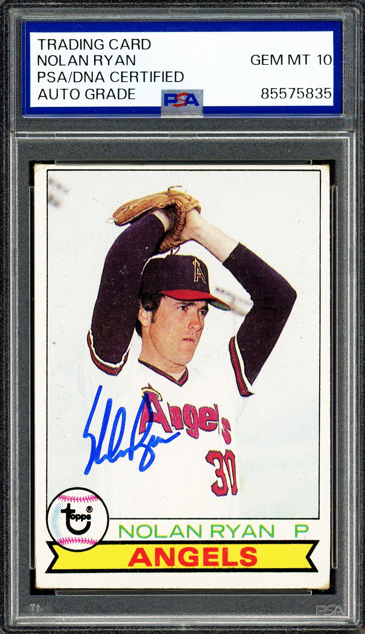 Nolan Ryan Signed 1979 Topps Card #115 PSA/DNA | Auction of Champions