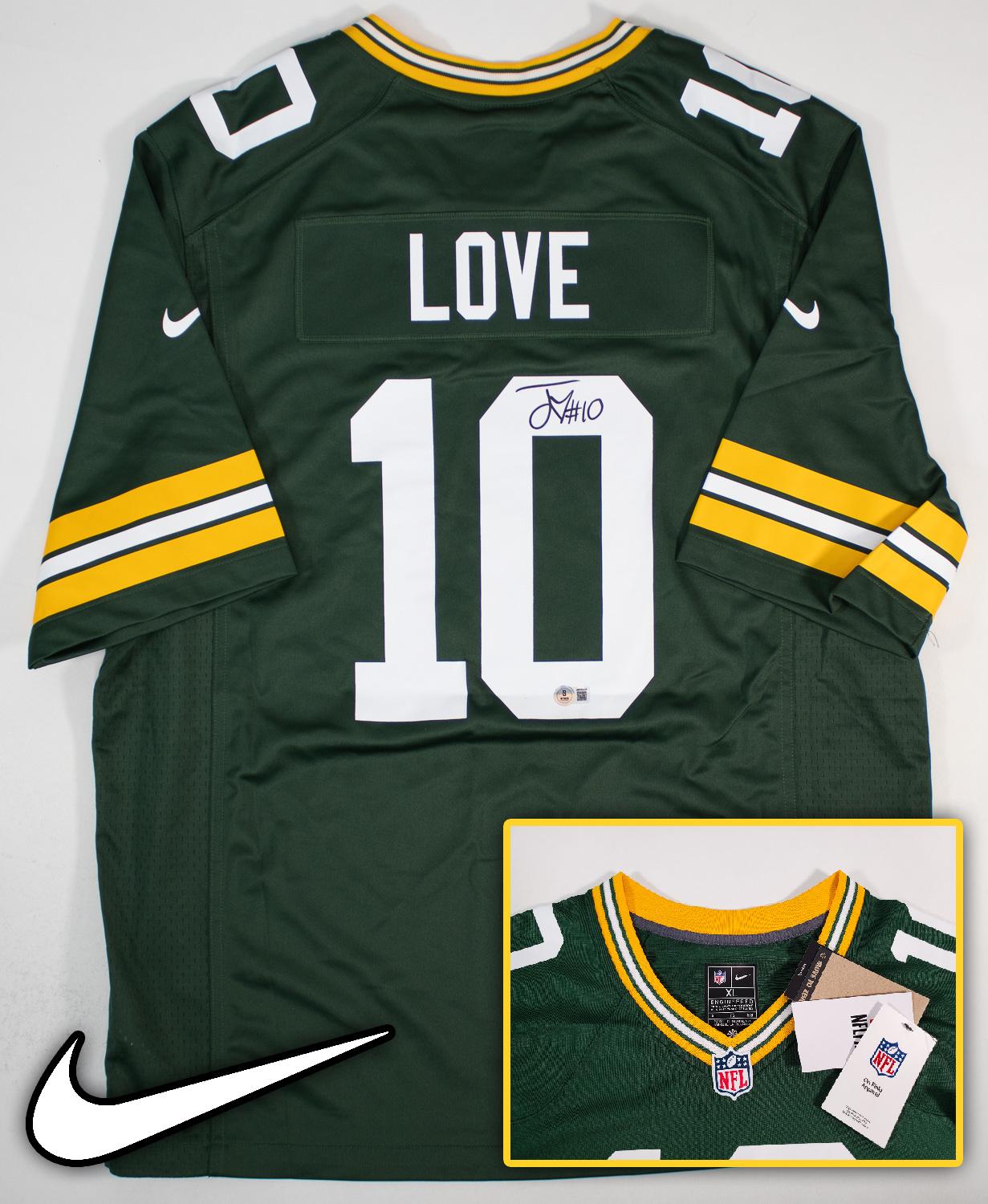 Jordan Love Signed Green Bay Packers Nike Engineered NFL Replica