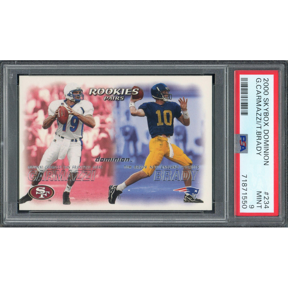 Tom Brady 2000 Skybox Dominion Rookie Card #234 PSA 9 | Auction of