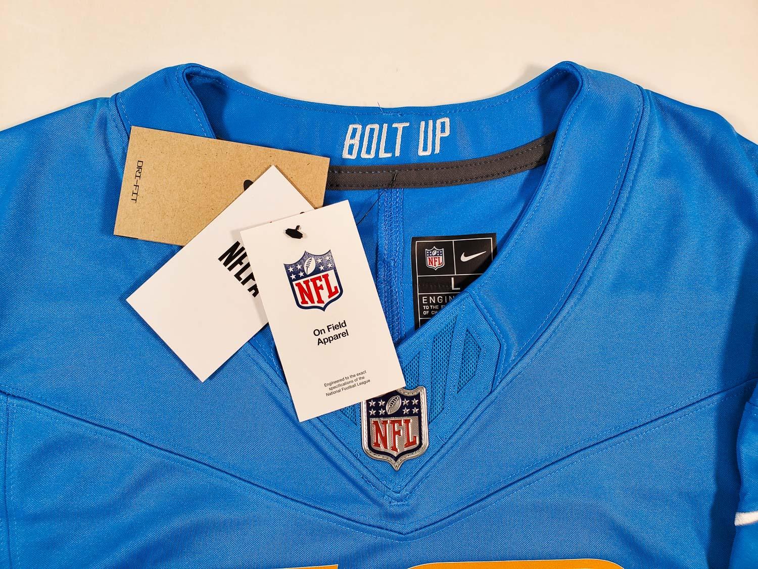 Justin Herbert Signed Los Angeles Chargers Nike NFL Replica Game