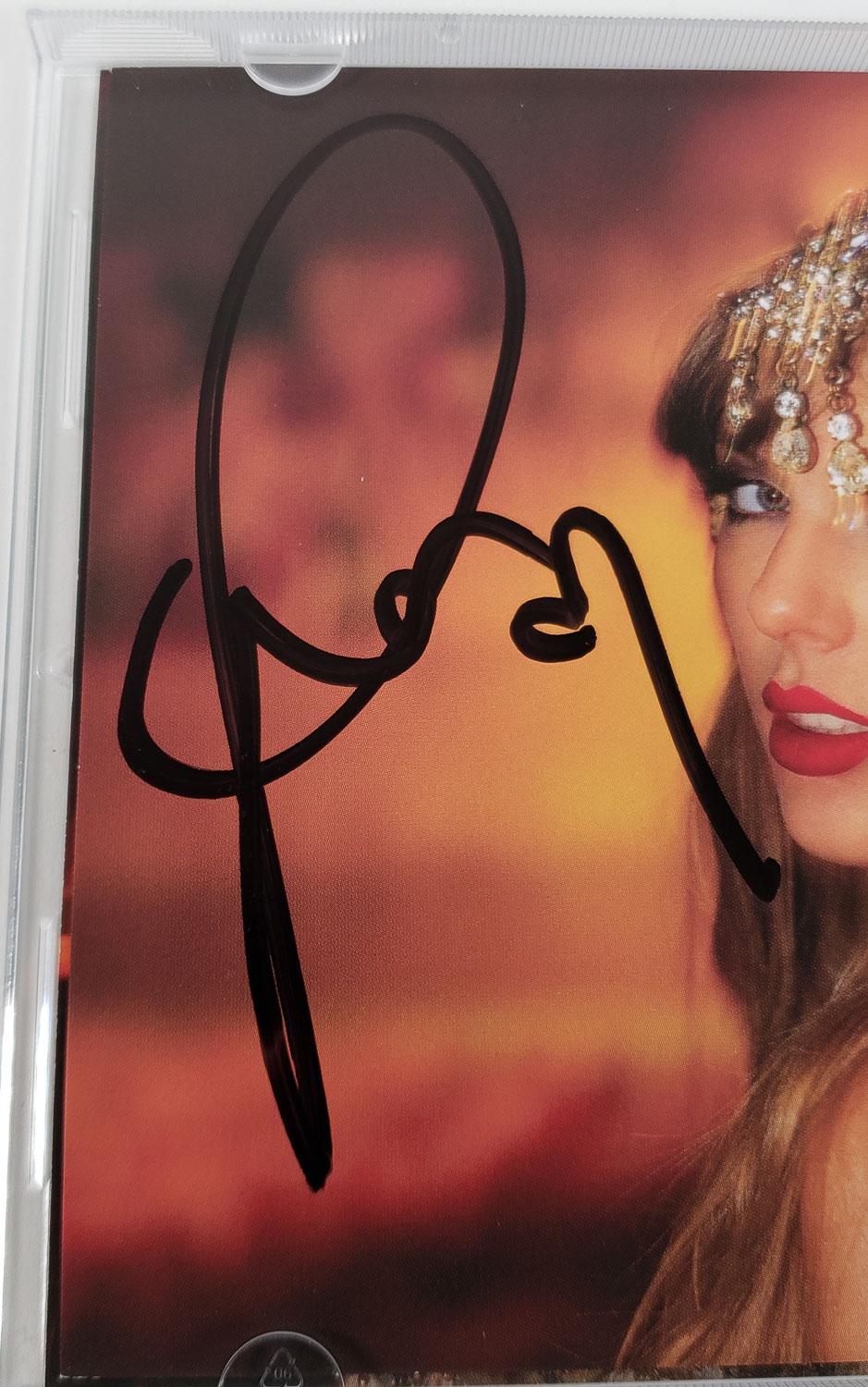 Taylor Swift Signed 'The Life Of A Showgirl' CD Insert w/ Original