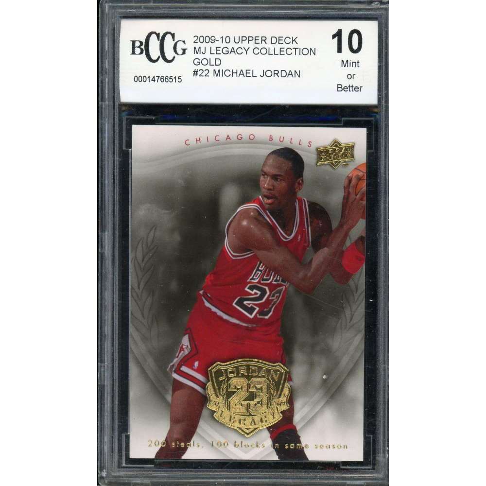 Michael Jordan 2009 Upper Deck MJ Legacy Collection Gold Card #22