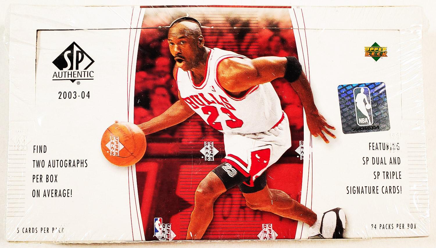 sp authentic lebron james rookie card