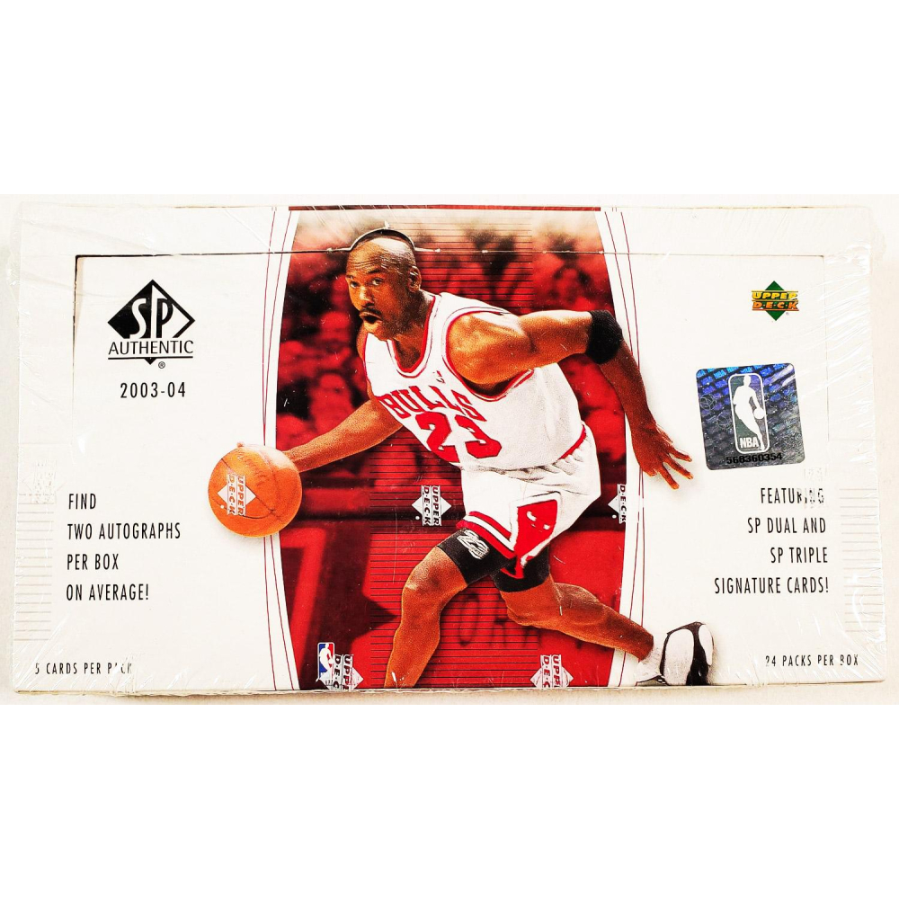 2003 sp authentic lebron james